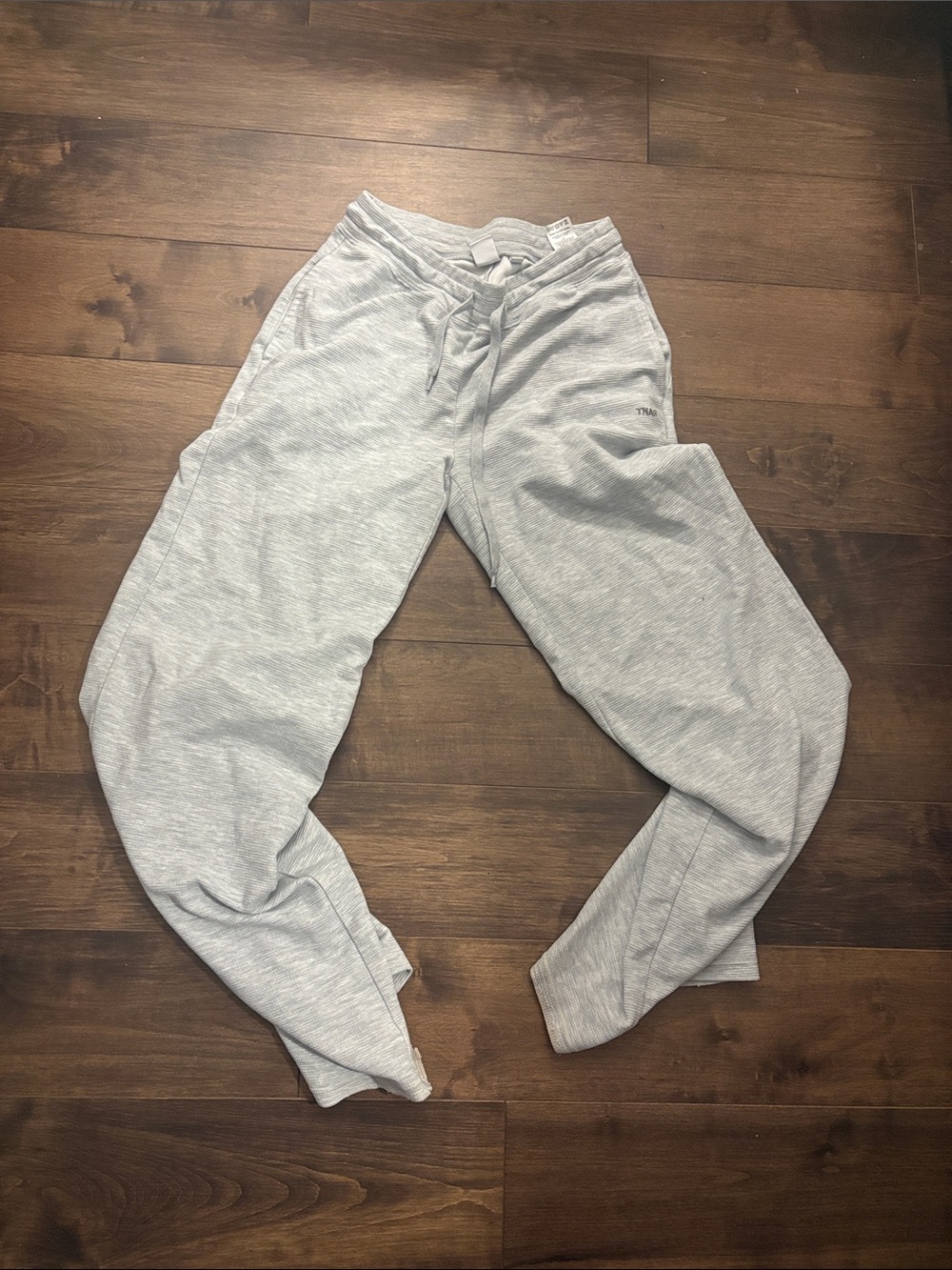 Light Gray Jogger waffle Sweatpants - Comfortable Casual Wear